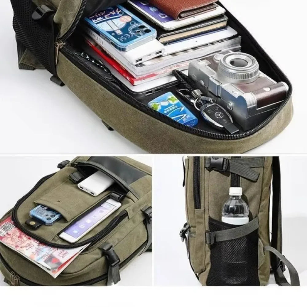 Mochila de Montanhismo Masculina - Grande Capacidade