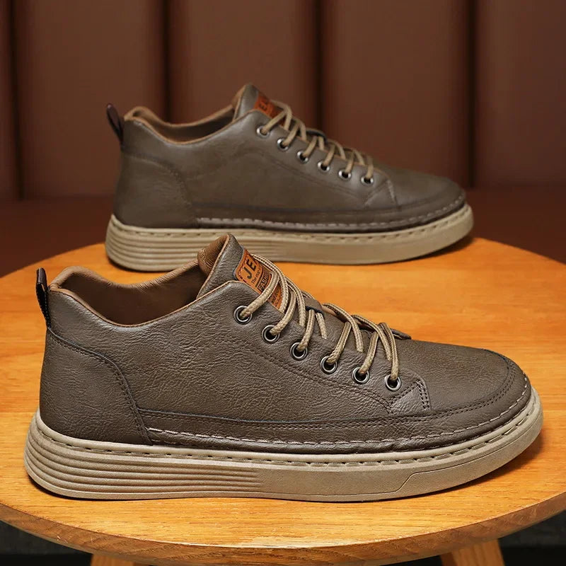 Sapato Casual Masculino Democrata,Sapato Casual Masculino Couro-Melanio
