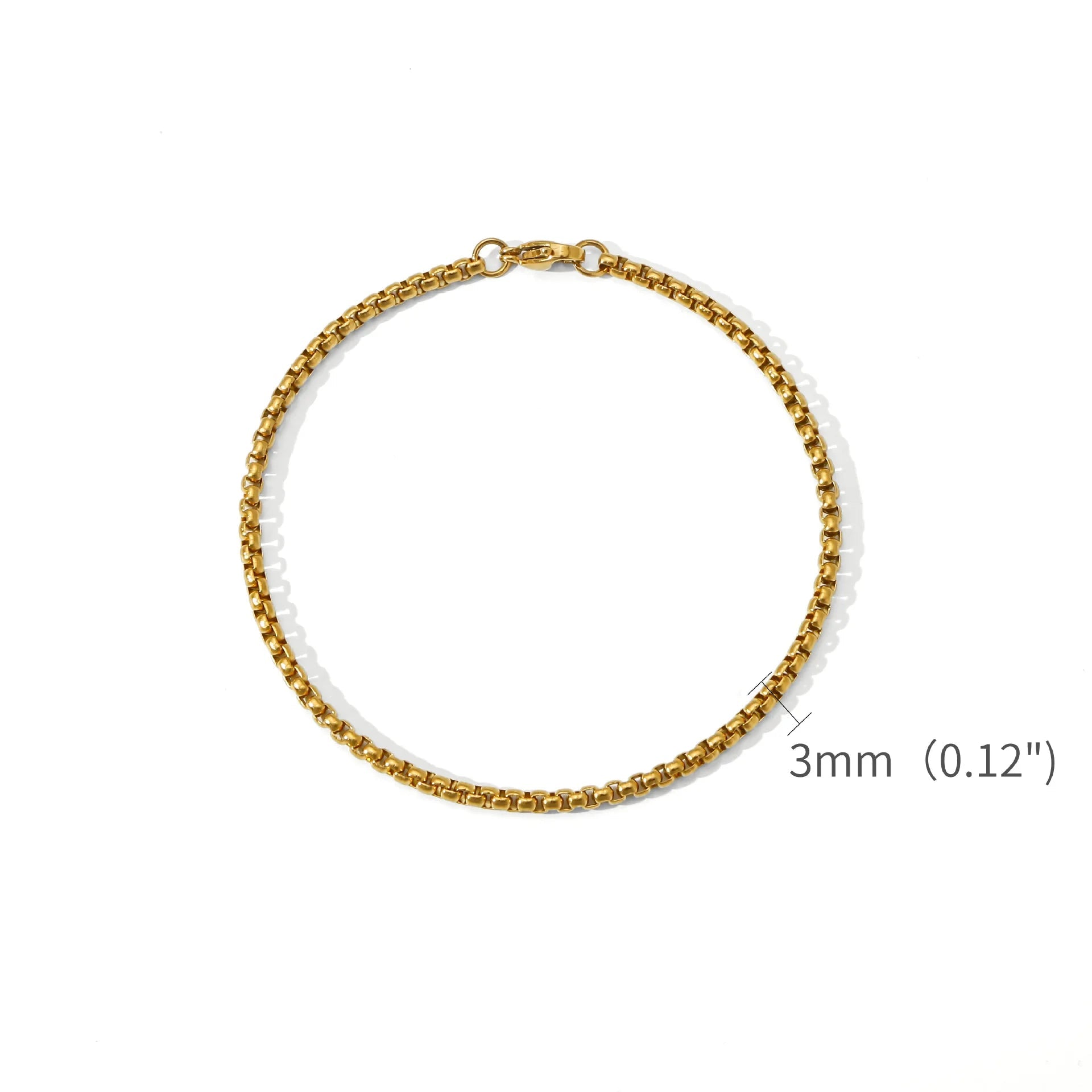 Aço inoxidável quadrado bola corrente pulseira masculino titânio aço jóias hip-hop pulseira para mulheres moda tendência acessórios gif