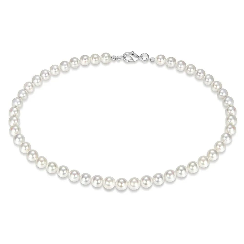 Colar Masculino de Pérolas Elegante