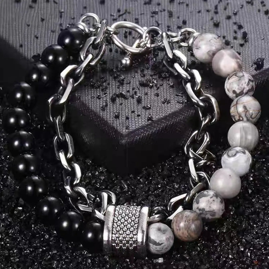 Pulseira Masculina Punk Elegante