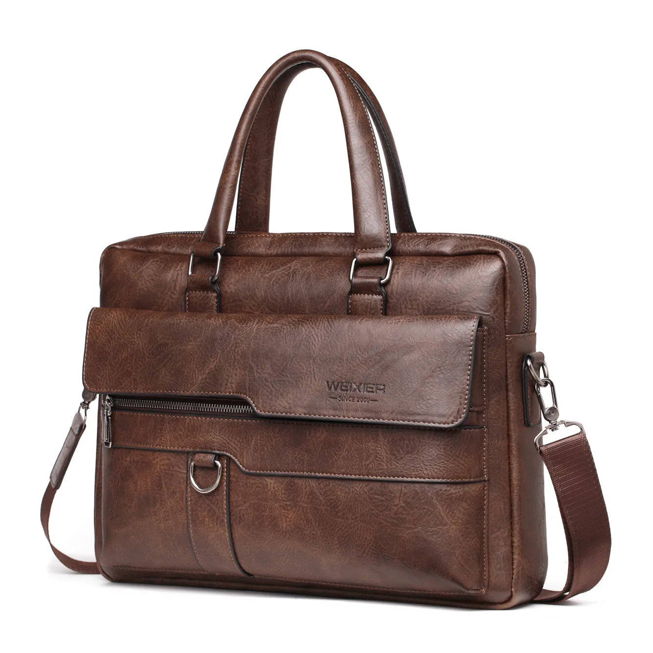 Maleta Executiva Masculina de Couro PU 14