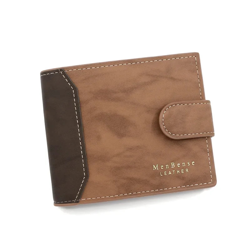 Carteira Masculina Slim de Couro PU - Elegância Compacta