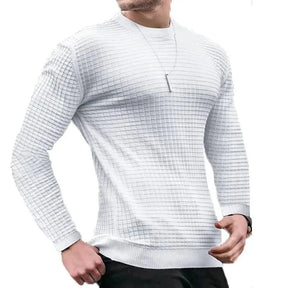 Camiseta Masculina  Manga Longa Gola Redonda Outono Inverno