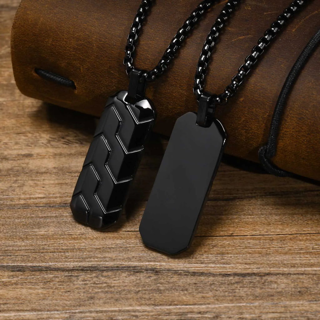 Colar Masculino Padrão Pneu,colar Masculino-Loja Melanio