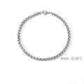 Aço inoxidável quadrado bola corrente pulseira masculino titânio aço jóias hip-hop pulseira para mulheres moda tendência acessórios gif