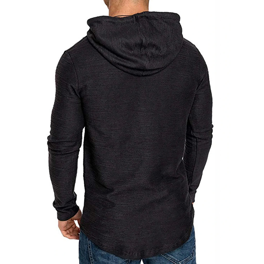 Casaco Moletom com Capuz Streetwear