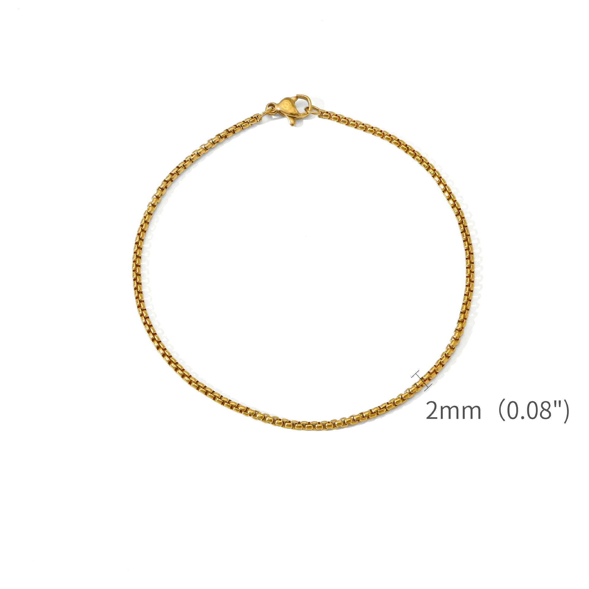 Aço inoxidável quadrado bola corrente pulseira masculino titânio aço jóias hip-hop pulseira para mulheres moda tendência acessórios gif