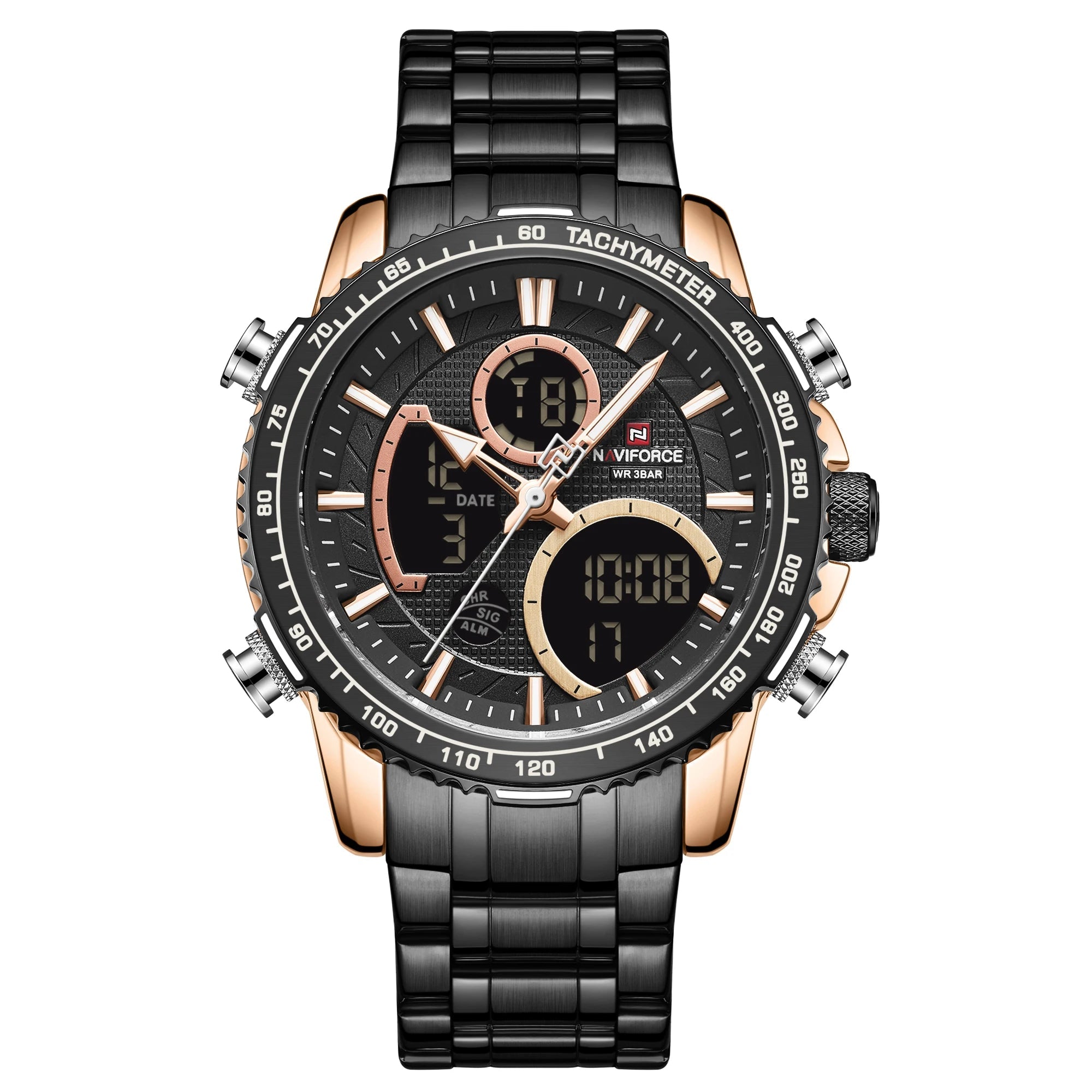 Relógio Masculino Naviforce Cronógrafo Luxo