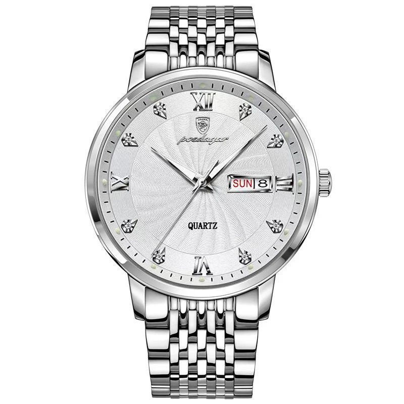 Relógio Masculino POEDAGAR Luxo à Prova d'Água