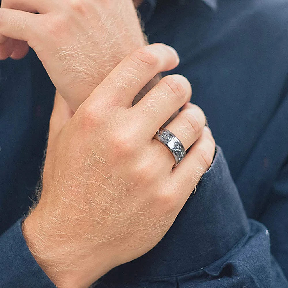 Anel Celta de aço Inoxidável,Anel Celta-Loja Melanio