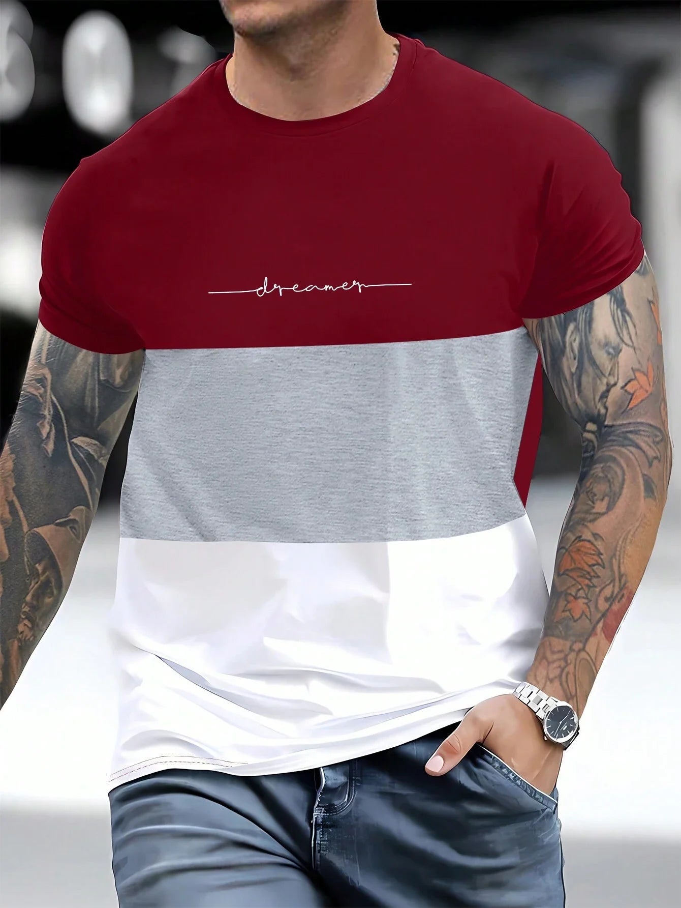 Camiseta Masculina Estilo Harajuku