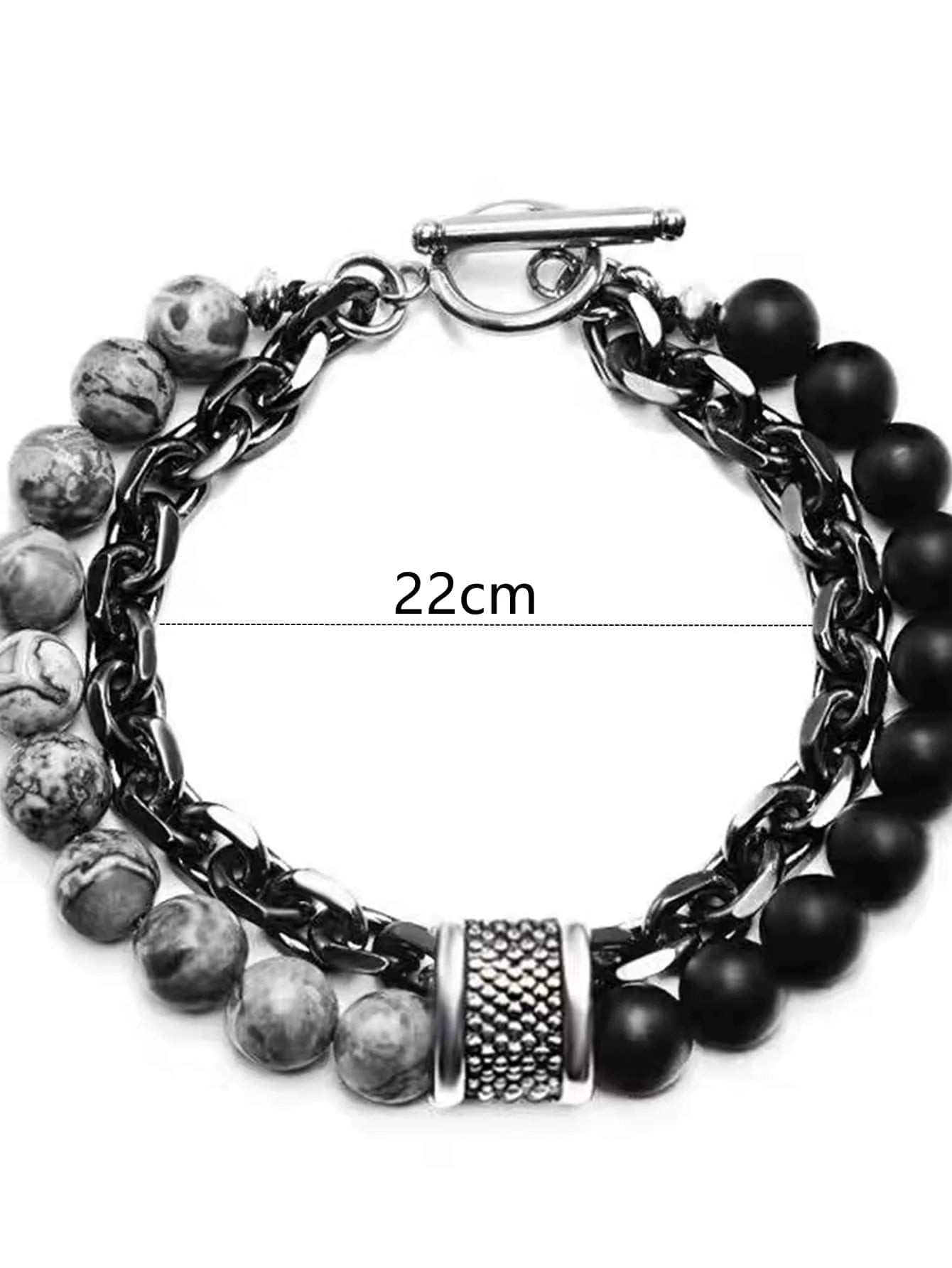 Pulseira Masculina Punk Elegante