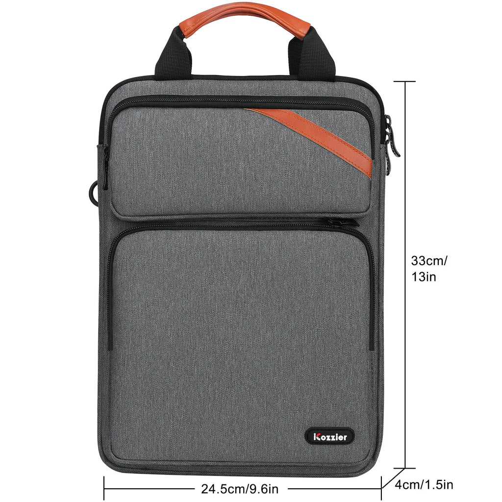 Bolsa de Ombro para Laptop 13'' com Armazenamento Extra