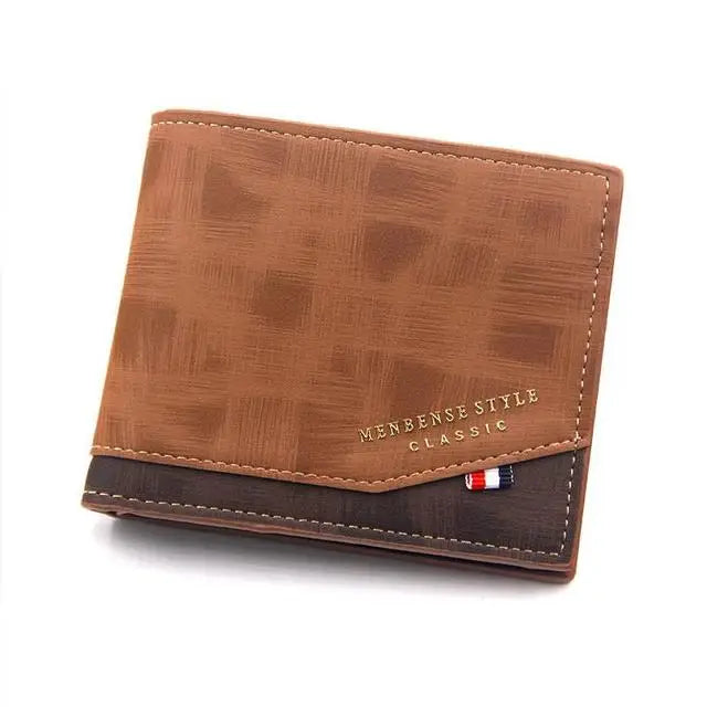 Carteira Masculina de Couro PU Elegante e Funcional
