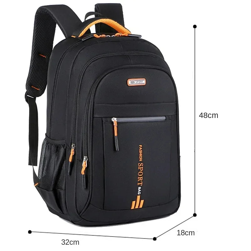 Mochila Masculina Oxford à Prova d'Água para Negócios