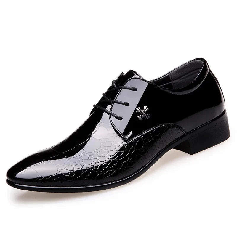 Sapato Social Oxford Masculino Preto,Sapato Pelica Masculino-Melanio