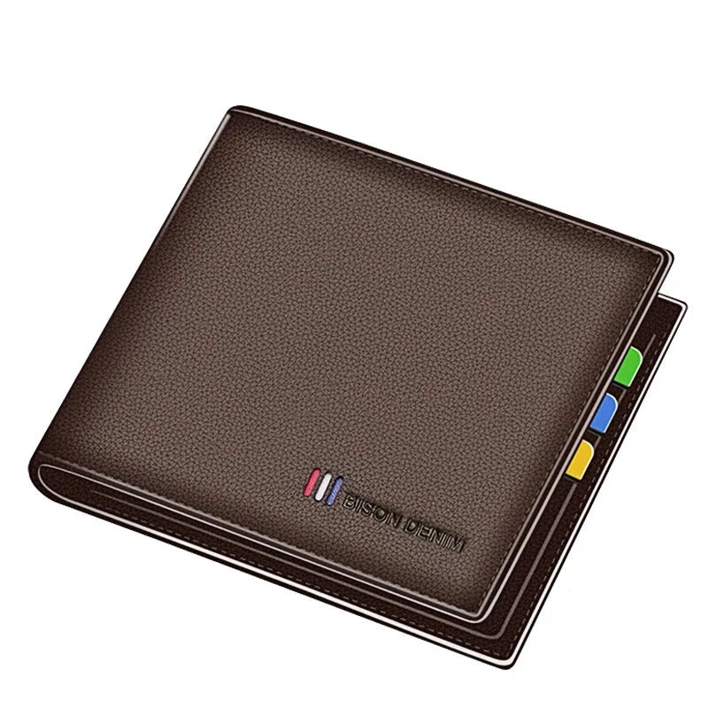 Carteira Masculina Bifold Café- Loja Melanio