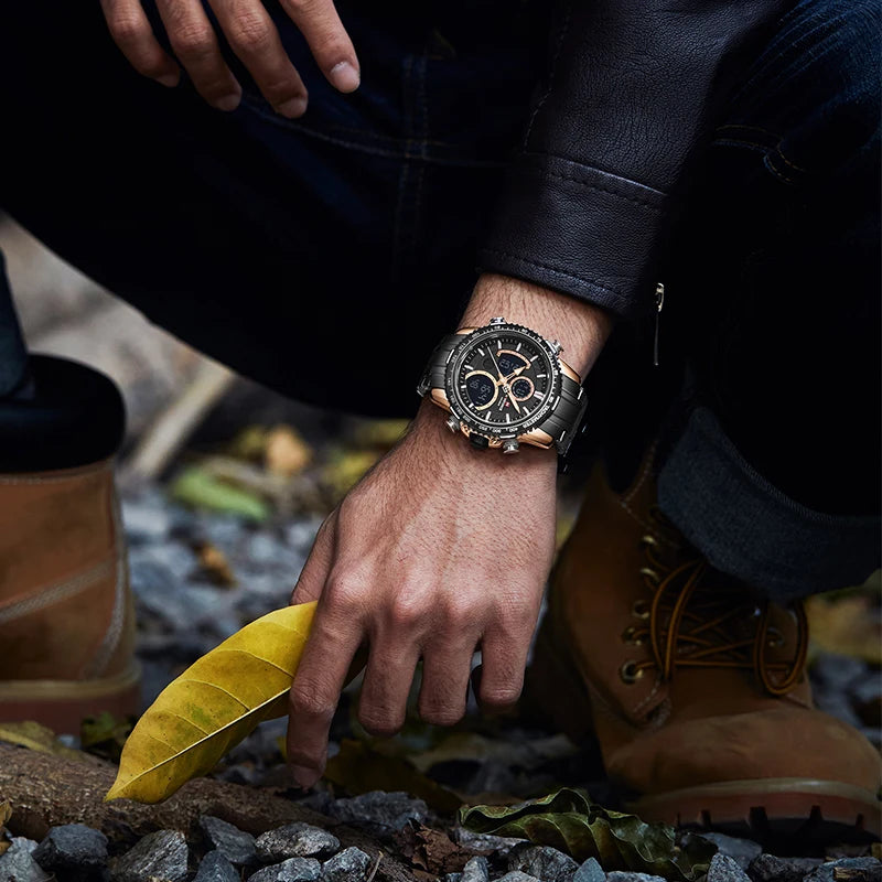 Relógio Masculino Naviforce Cronógrafo Luxo
