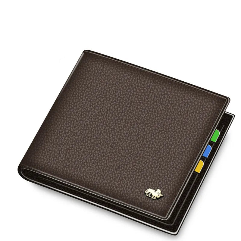 Carteira Masculina Bifold Café- Loja Melanio